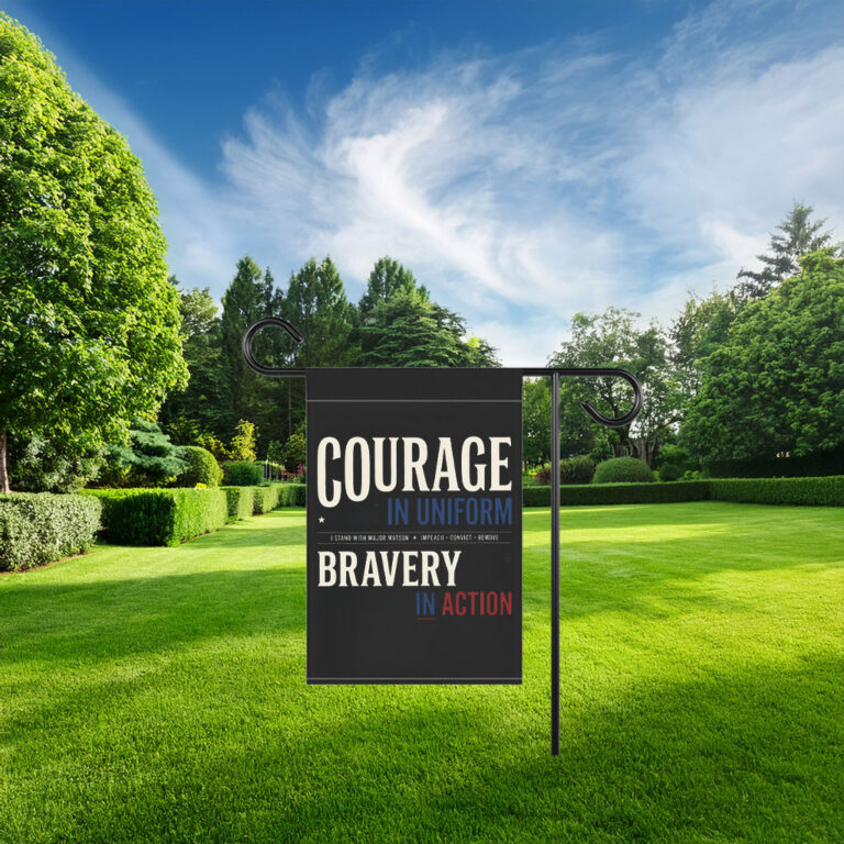 Courage And Bravery With Major Watson Flag