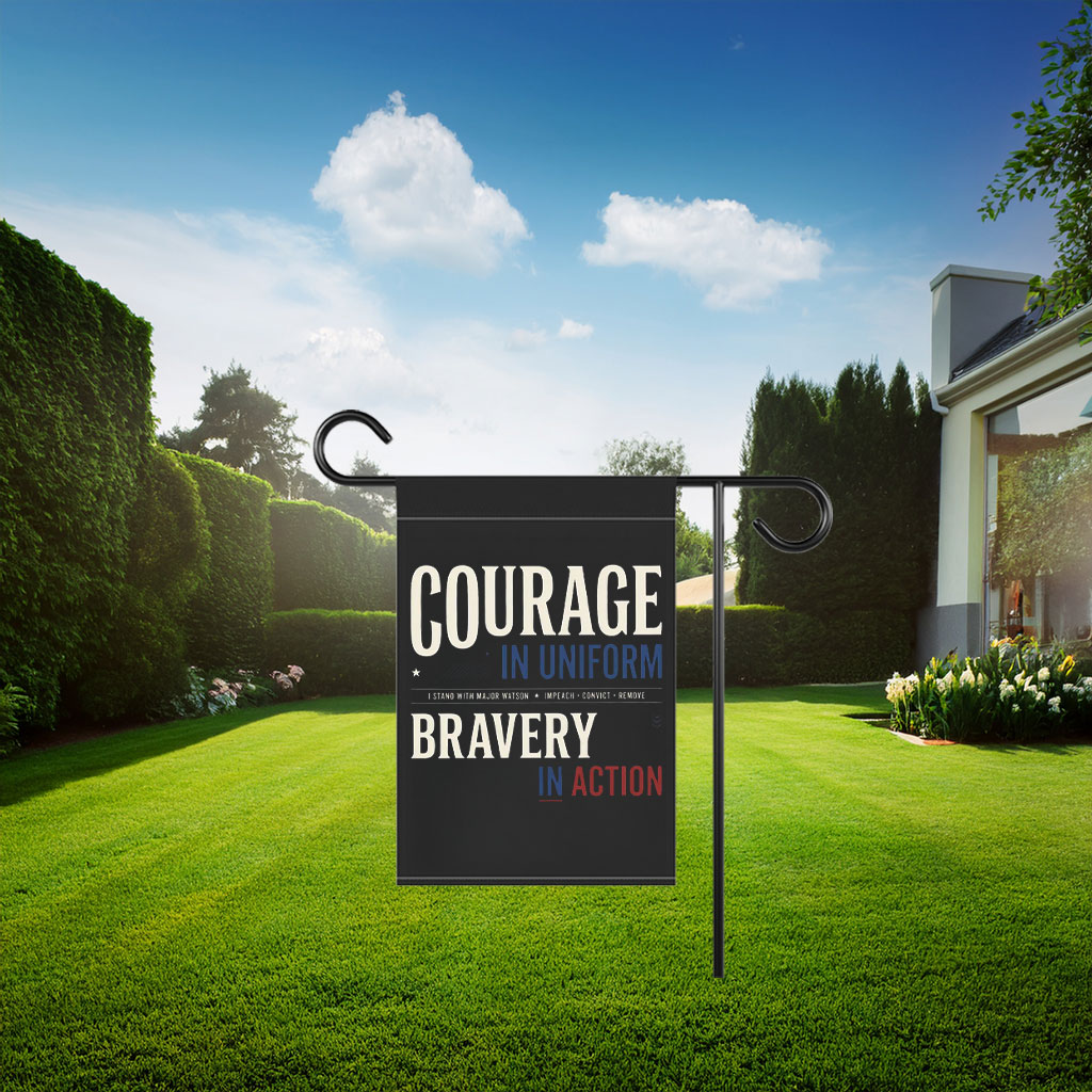 Courage And Bravery With Major Watson Flag