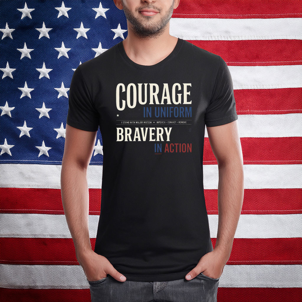 Courage And Bravery With Major Watson Shirt