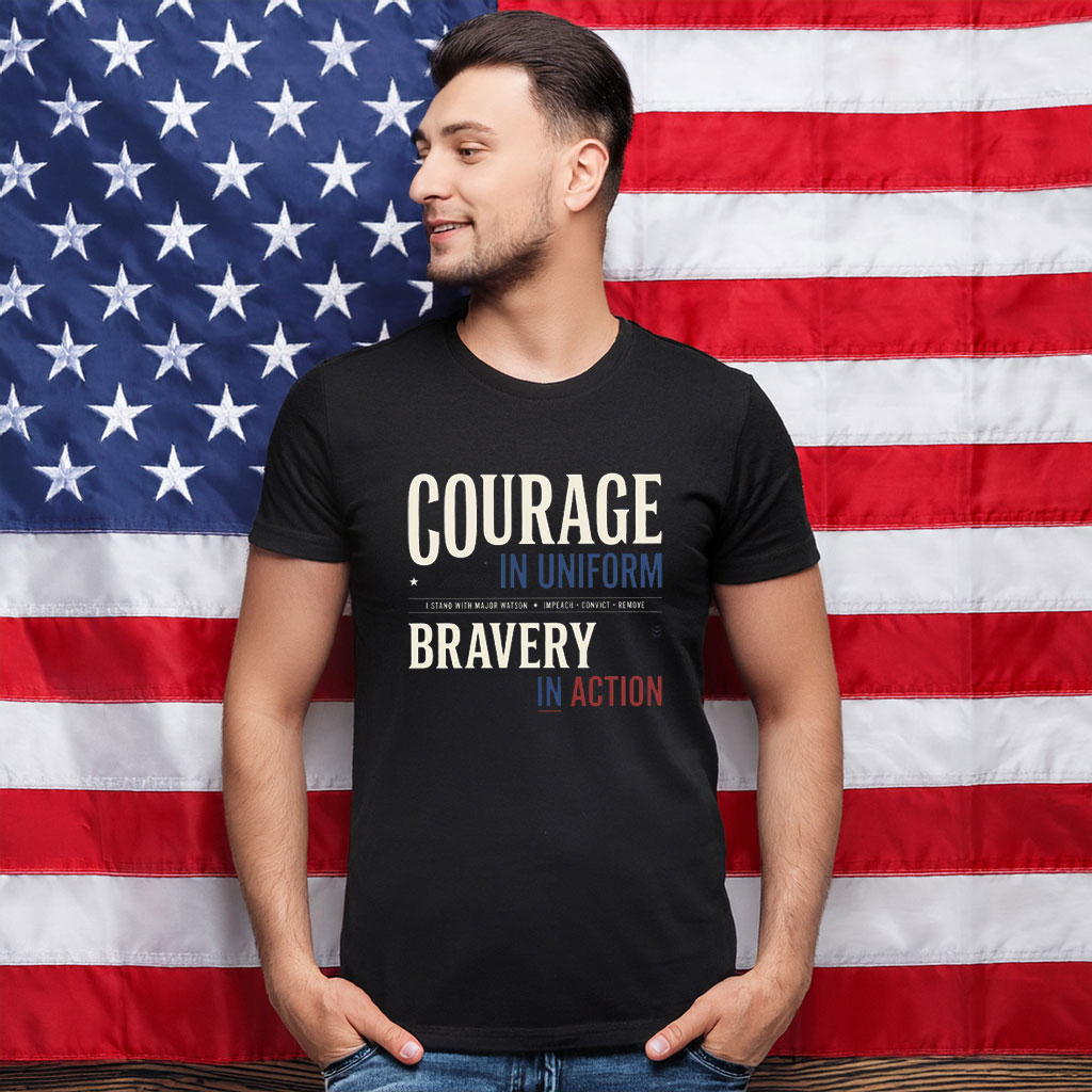 Courage And Bravery With Major Watson Shirt
