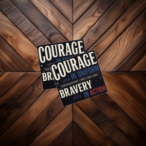 Courage And Bravery With Major Watson Sticker