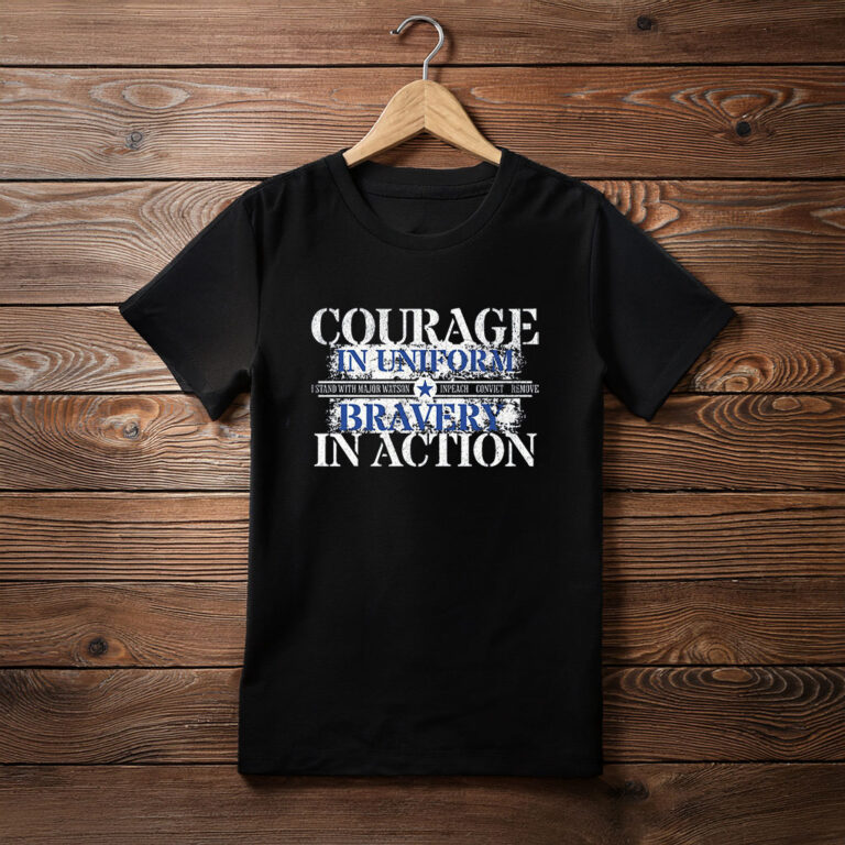 Courage and Bravery With Major Watson — Impeach Convict Remove T-Shirt