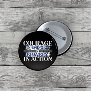 Courage and Bravery with Major Watson Button – Impeach Convict Remove Pin