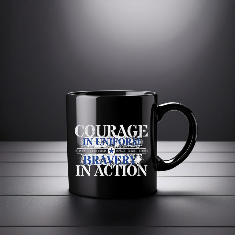 Courage and Bravery with Major Watson Mug – Impeach Convict Remove