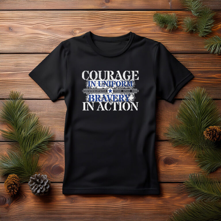 Courage and Bravery with Major Watson Shirt – Impeach Convict Remove Tee