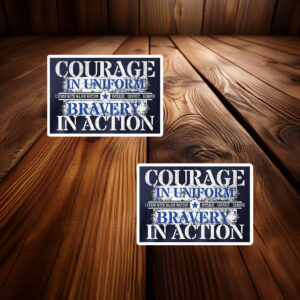 Courage and Bravery with Major Watson Sticker – Impeach Convict Remove