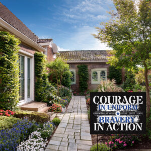 Courage and Bravery with Major Watson Yard Sign – Impeach Convict Remove