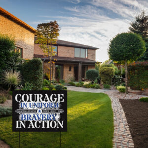 Courage and Bravery with Major Watson Yard Sign – Impeach Convict Remove