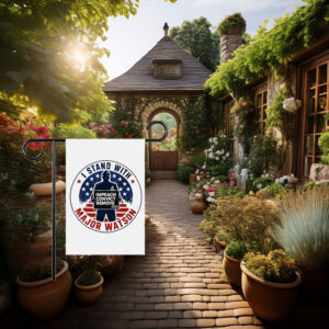 I Stand With Major Watson 2026 garden flag