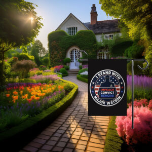 I Stand With Major Watson Garden Flag
