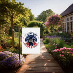 I Stand With Major Watson Garden Flag