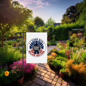 I Stand With Major Watson Garden Flag