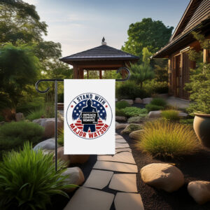 I Stand With Major Watson Garden Flag