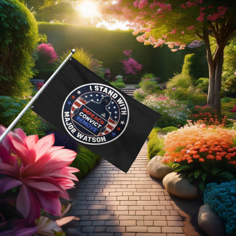 I Stand With Major Watson House Flag