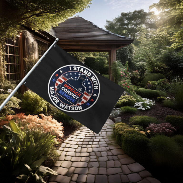 I Stand With Major Watson House Flag