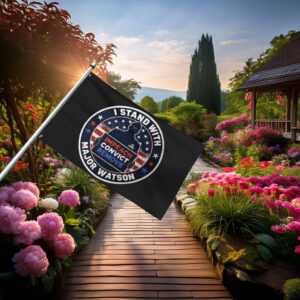 I Stand With Major Watson House Flag