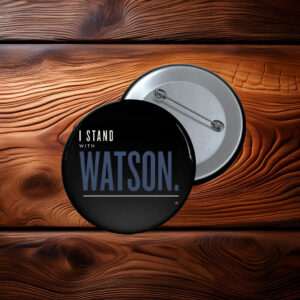 I Stand With Major Watson Patriotic Political Protest Button
