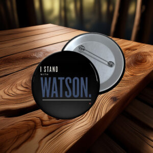 I Stand With Major Watson Patriotic Political Protest Button