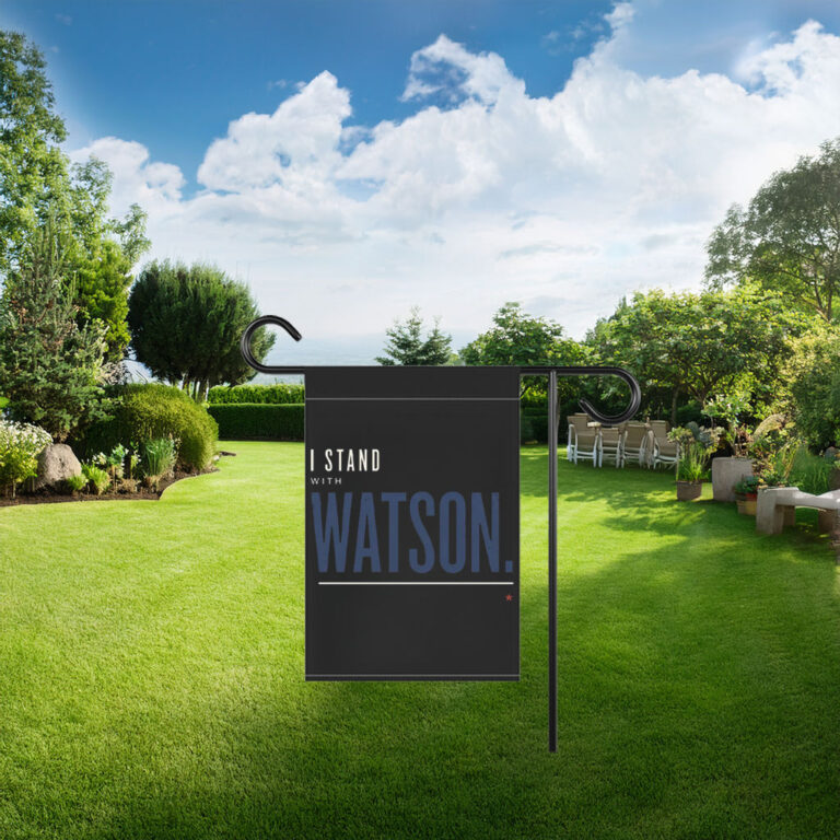 I Stand With Major Watson Patriotic Political Protest Flag