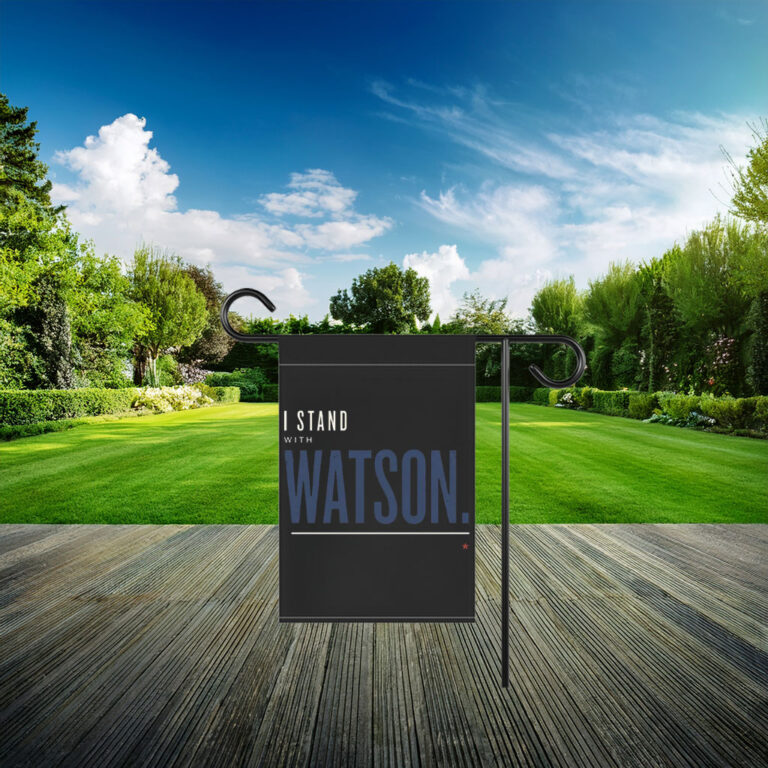 I Stand With Major Watson Patriotic Political Protest Flag