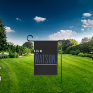 I Stand With Major Watson Patriotic Political Protest Flag