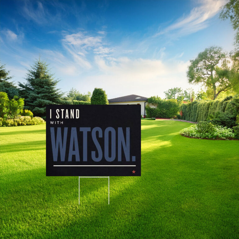 I Stand With Major Watson Patriotic Political Protest Yard Sign