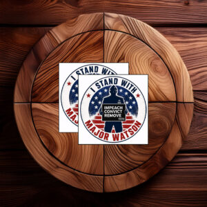 I Stand With Major Watson Sticker