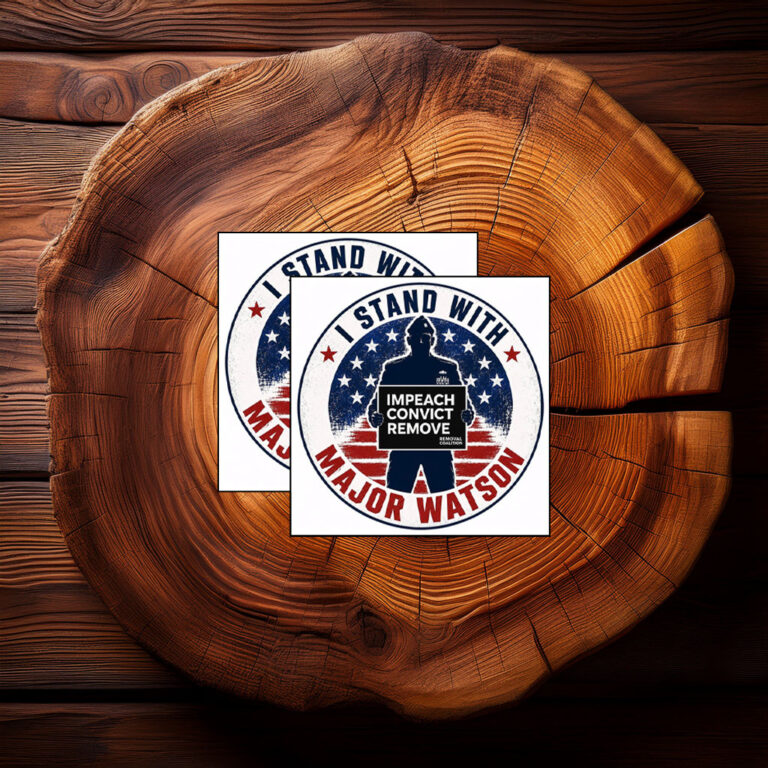I Stand With Major Watson Sticker