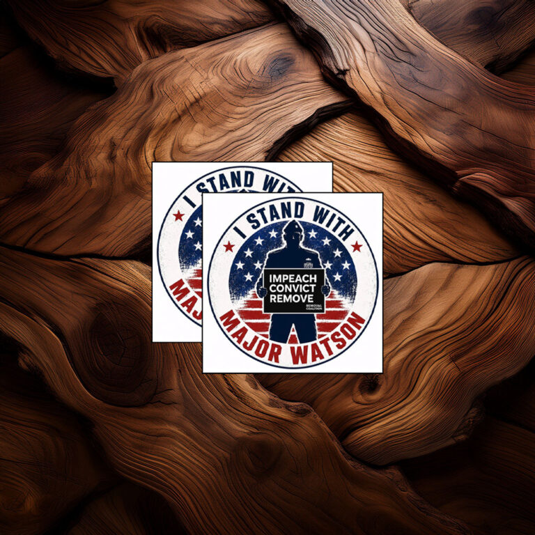 I Stand With Major Watson Sticker