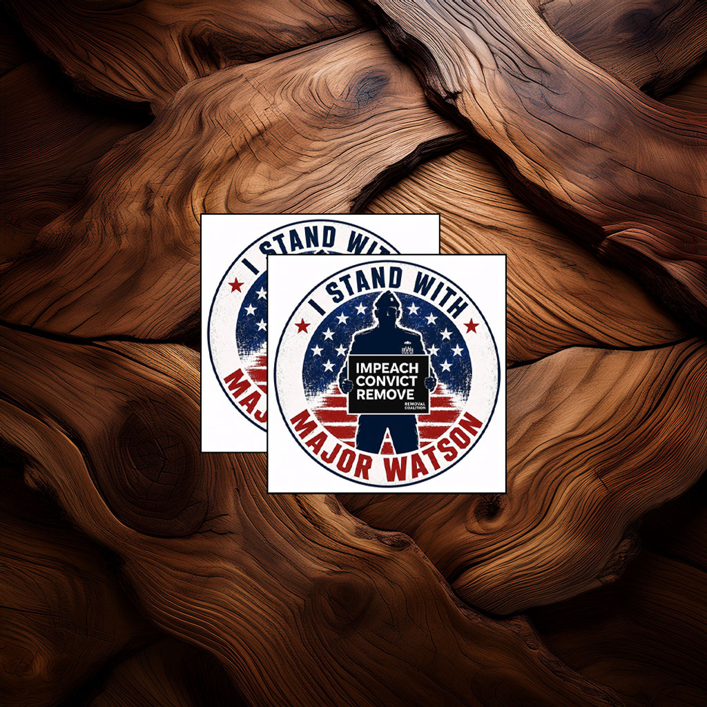 I Stand With Major Watson Sticker