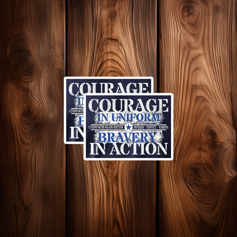 I Stand With Major Watson – Impeach Convict Remove Sticker