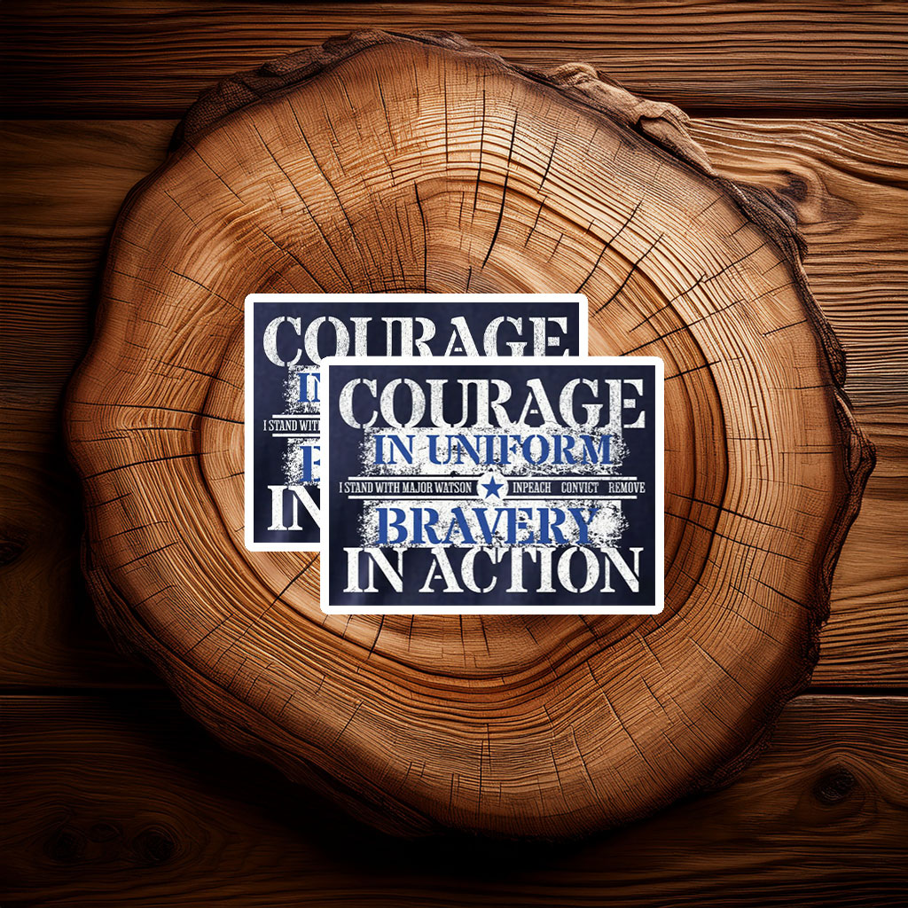I Stand With Major Watson – Impeach Convict Remove Sticker
