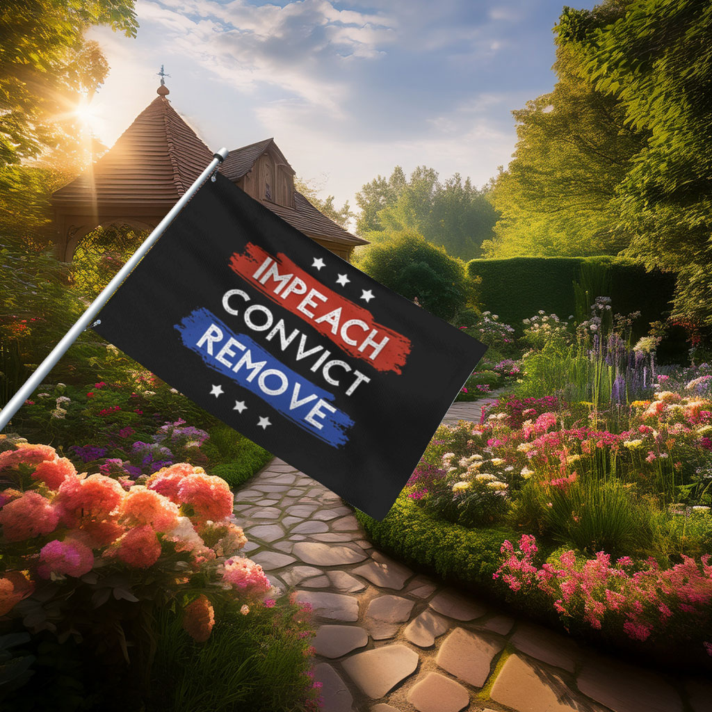 I Stand With Major Watson – Impeach Remove Convict House Flag 2026