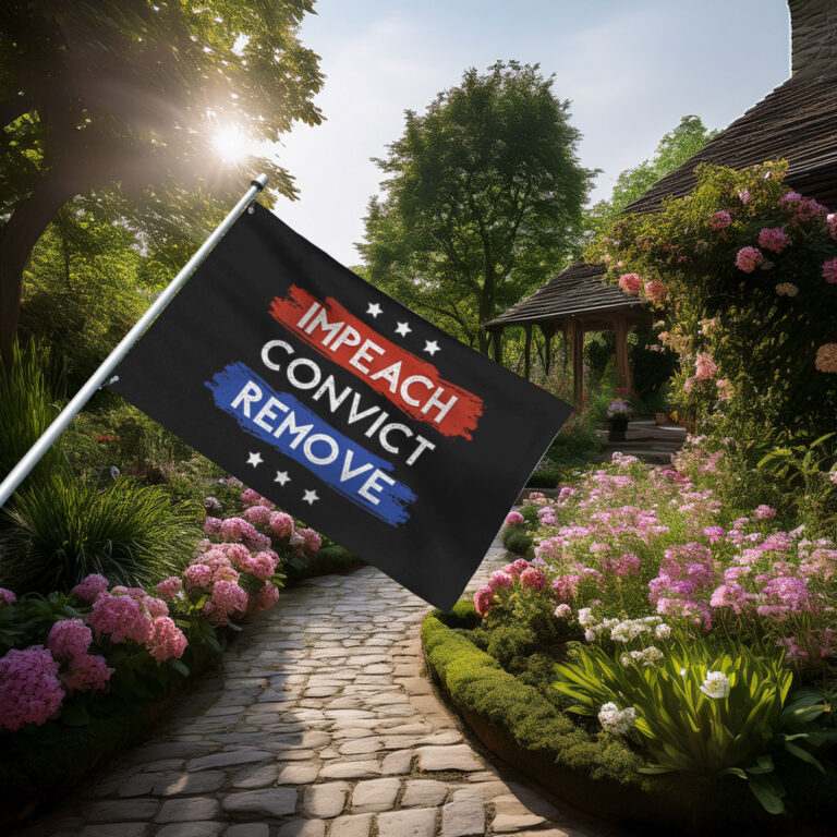 I Stand With Major Watson – Impeach Remove Convict House Flag 2026