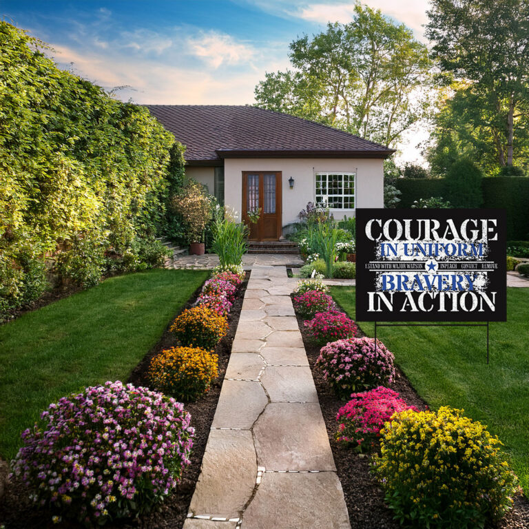I Stand With Major Watson — Impeach Convict Remove Yard Sign
