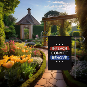 I Stand With Major Watson — Impeach Remove Convict 2026 Garden Flag