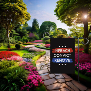 I Stand With Major Watson — Impeach Remove Convict 2026 Garden Flag