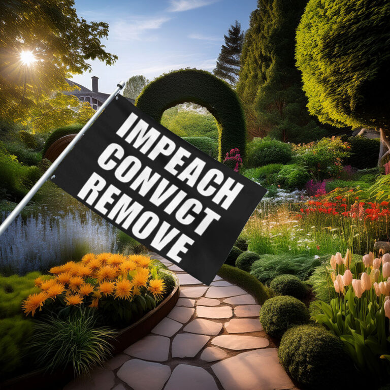 Impeach Convict Remove 2026 House Flag