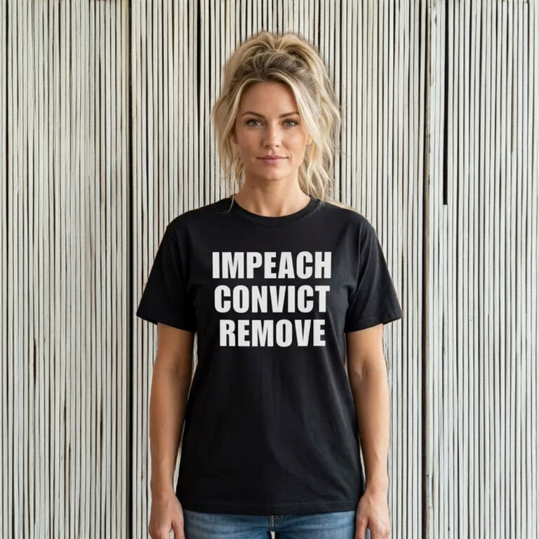 Impeach Convict Remove Black T-Shirt