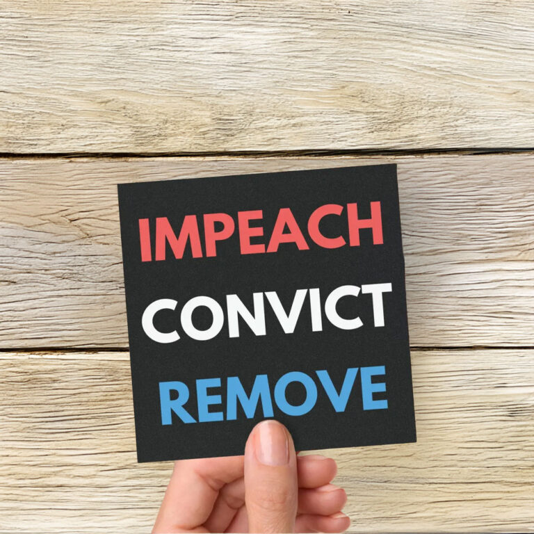 Impeach Convict Remove Car Magnet