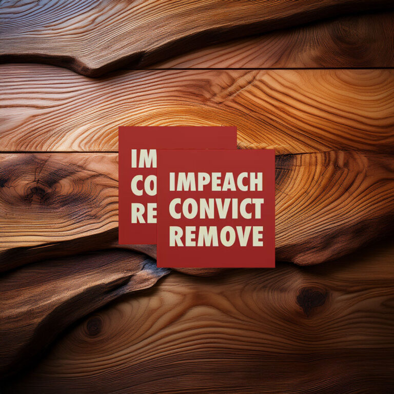 Impeach Convict Remove Sticker