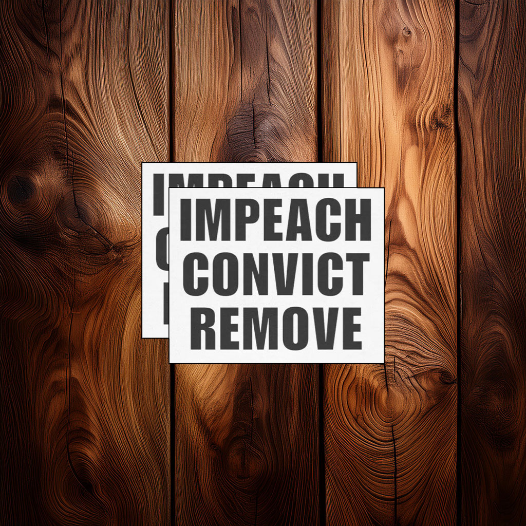 Impeach Convict Remove Sticker