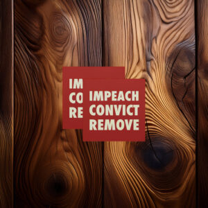Impeach Convict Remove Sticker
