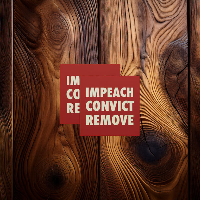 Impeach Convict Remove Sticker