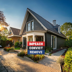 Impeach Convict Yard Sign