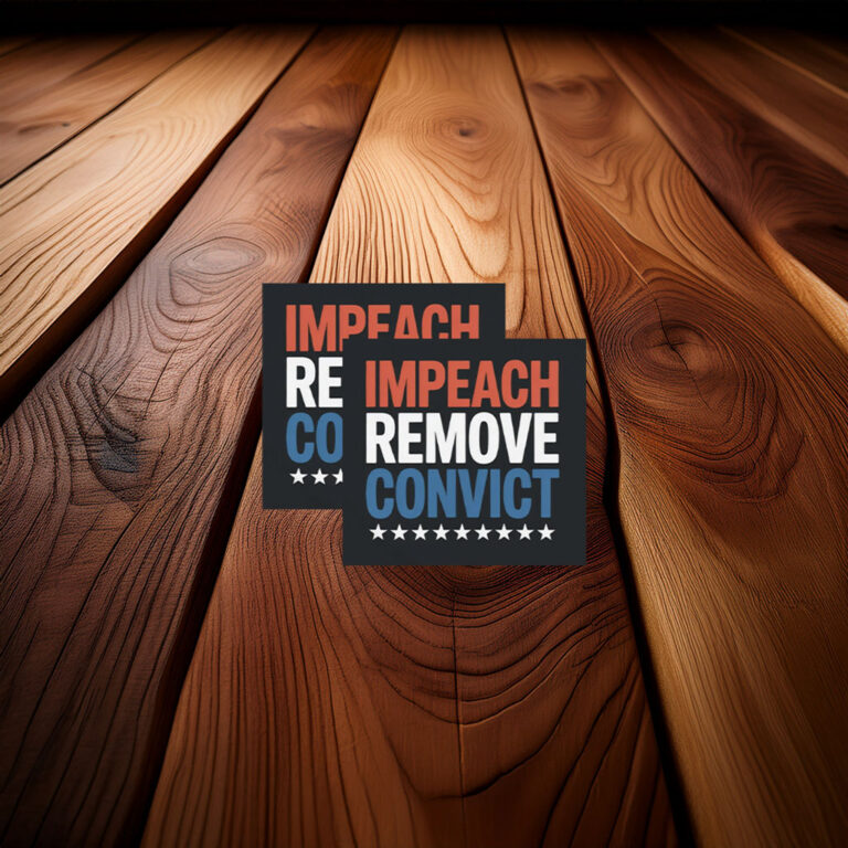 Impeach Remove Convict Sticker
