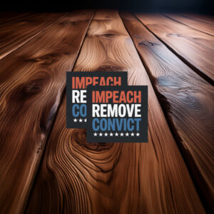 Impeach Remove Convict Sticker