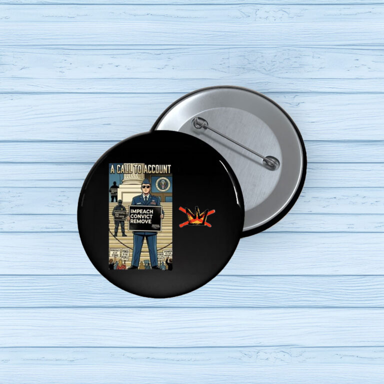 Major Jason Watson Pin Button