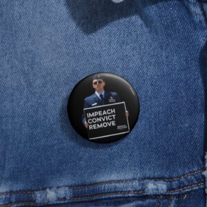 Major Jason Watson Pin Buttons