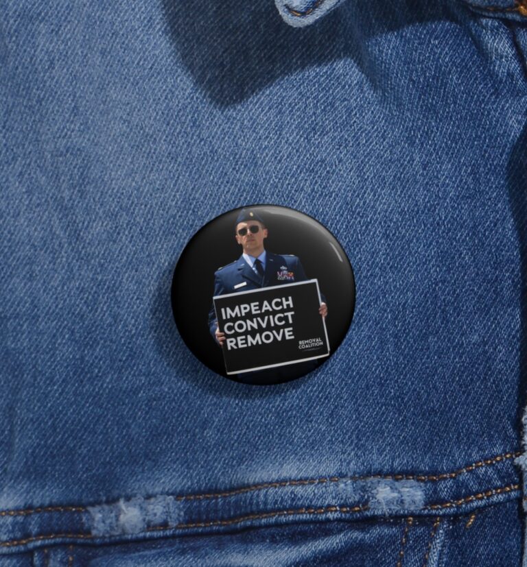 Major Jason Watson Pin Buttons